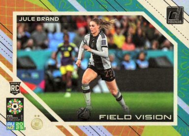 2023 PANINI Donruss FIFA Women's World Cup Soccer Cards - Field Vision Insert Jule Brand