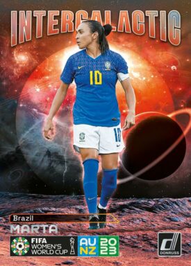 2023 PANINI Donruss FIFA Women's World Cup Soccer Cards - Intergalactic Insert Marta