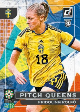 2023 PANINI Donruss FIFA Women's World Cup Soccer Cards - Pitch Queens Insert Fridolina Rolfö