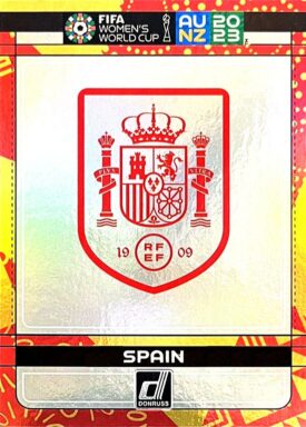 2023 PANINI Donruss FIFA Women's World Cup Soccer Cards - Team Badge Insert Spain