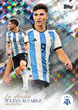 2023 TOPPS Argentina World Champions Soccer Cards Set - Nicknames Alvarez