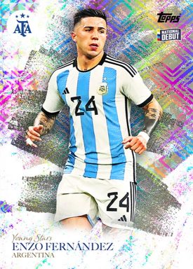2023 TOPPS Argentina World Champions Soccer Cards Set - Young Stars Fernández