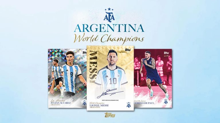 2023 TOPPS Argentina World Champions Soccer Cards Set - Header