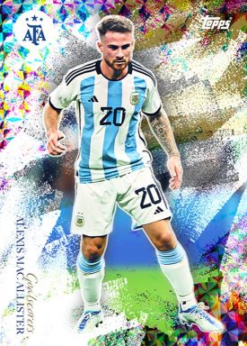 2023 TOPPS Argentina World Champions Soccer Cards Set - Goalscorers MacAllister