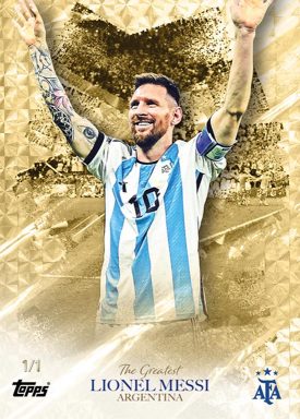 2023 TOPPS Argentina World Champions Soccer Cards Set - The Greatest Messi