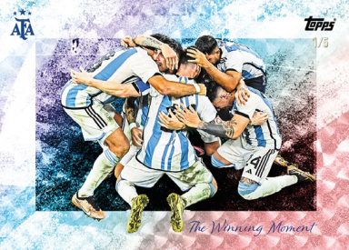 2023 TOPPS Argentina World Champions Soccer Cards Set - The Winning Moment