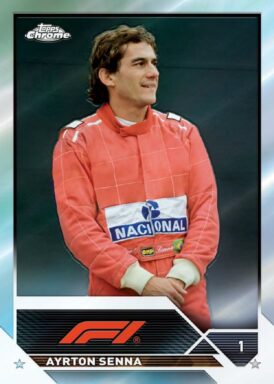 2023 TOPPS Chrome Formula 1 Racing Cards - Base Card Ayrton Senna