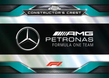 2023 TOPPS Chrome Formula 1 Racing Cards - Constructors Crest Insert Mercedes AMG