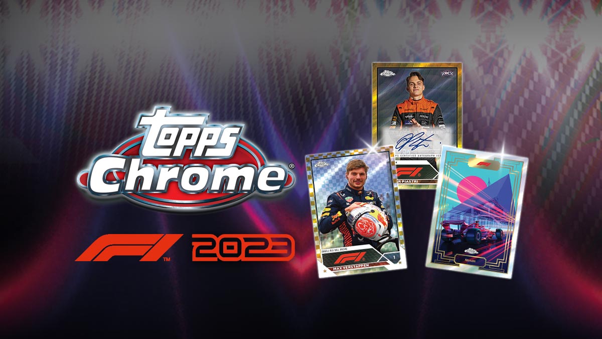 2023 TOPPS Chrome Formula 1 Racing Cards - Header