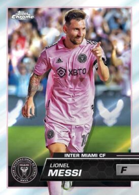 2023 TOPPS Chrome Major League Soccer - Base Card Lionel Messi