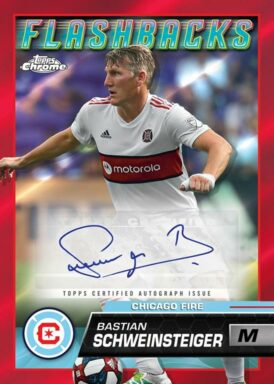 2023 TOPPS Chrome Major League Soccer - MLS Flashbacks Autograph Bastian Schweinsteiger