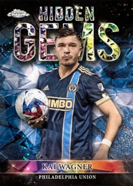 2023 TOPPS Chrome Major League Soccer - Hidden Gems Insert Kai Wagner