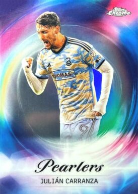 2023 TOPPS Chrome Major League Soccer - Pearlers Insert Julián Carranza