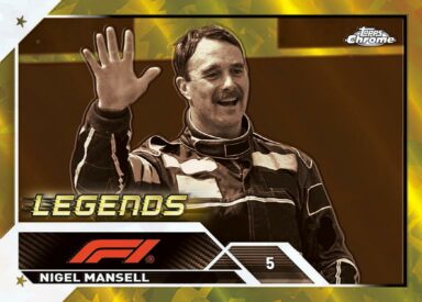 2023 TOPPS Chrome Sapphire Edition Formula 1 Racing Cards - Base Legends Nigel Mansell