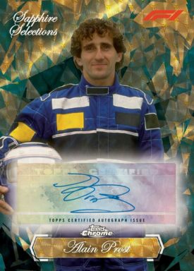 2023 TOPPS Chrome Sapphire Edition Formula 1 Racing Cards - Sapphire Selection Autograph Alain Prost