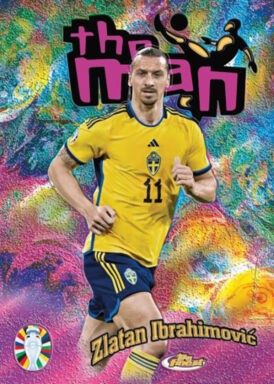 2023 TOPPS Finest Road to UEFA Euro 2024 Soccer Cards - The Man Insert Zlatan Ibrahimovic