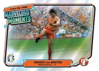 2023 TOPPS Pristine Road to UEFA Euro 2024 Soccer Cards - Marvelous Moments Insert Marco van Basten