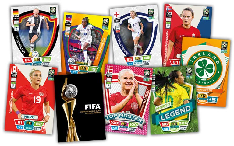PANINI FIFA Women’s World Cup Australia & New Zealand 2023 Adrenalyn XL Trading Cards - Cards Preview