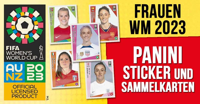 PANINI FIFA Women's World Cup Australia & New Zealand 2023 Sticker - Banner 768x401