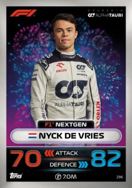 Topps F1 Turbo Attax 2023 Trading Card Game - F1 Nextgen Nyck de Vries