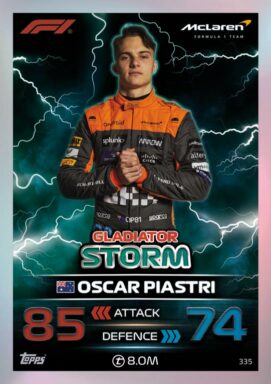 Topps F1 Turbo Attax 2023 Trading Card Game - Gladiator Oscar Piastri
