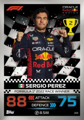 Topps F1 Turbo Attax 2023 Trading Card Game - 2022 Race Winner Sergio Perez