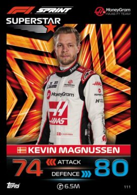 Topps F1 Turbo Attax 2023 Trading Card Game - Sprint Superstar Kevin Magnussen