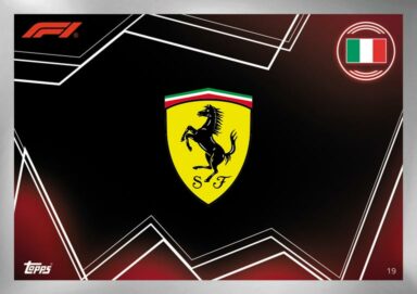 Topps F1 Turbo Attax 2023 Trading Card Game - Team Logo Ferrari