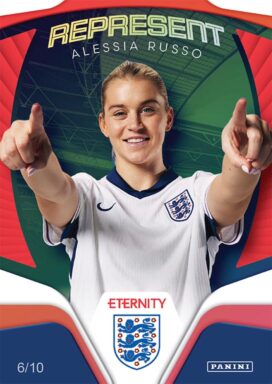 2025 PANINI Eternity Lionesses Official Soccer Cards - Represent Insert Card - Alessia Russo