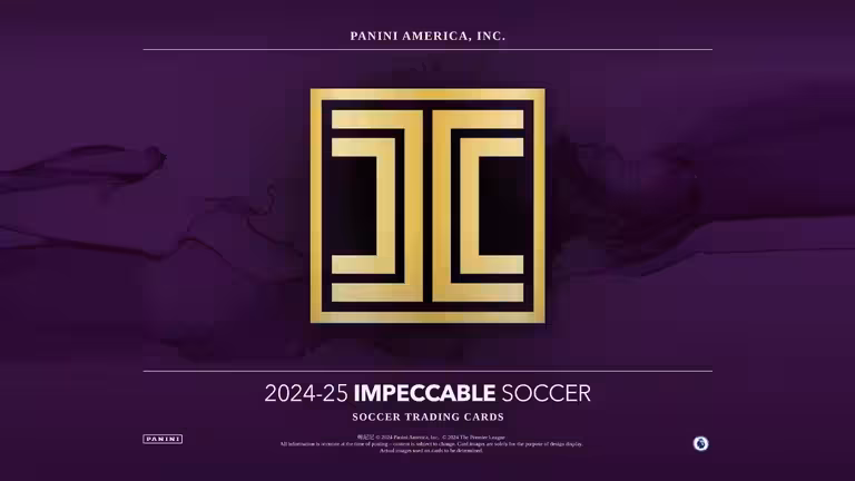 2024-25 PANINI Impeccable Premier League Soccer Cards - Header