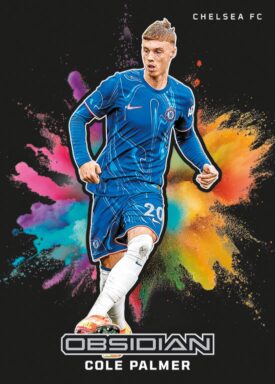 2024-25 PANINI Obsidian Soccer - Black Color Blast Insert Card Cole Palmer