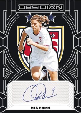 2024-25 PANINI Obsidian Soccer - Class of 99 Autograph Card Mia Hamm