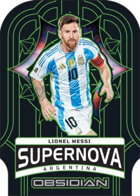 2024-25 PANINI Obsidian Soccer - Supernova Insert Card Lionel Messi