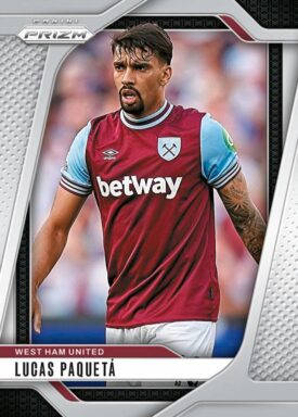 2024-25 PANINI Prizm Premier League Soccer Cards - Base Card Lucas Paqueta