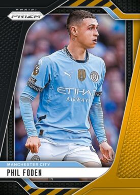2024-25 PANINI Prizm Premier League Soccer Cards - Black Gold Base Parallel Phil Foden