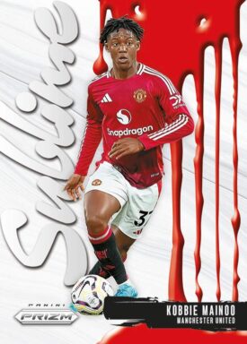 2024-25 PANINI Prizm Premier League Soccer Cards - Sublime Insert Kobbie Mainoo