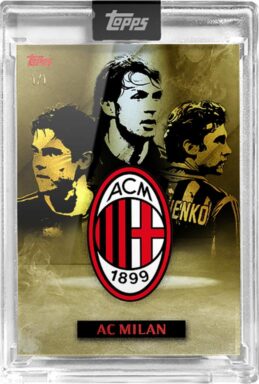 2024-25 TOPPS AC Milan 125 Anniversario Soccer Cards - Club Logo
