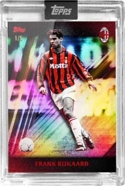 2024-25 TOPPS AC Milan 125 Anniversario Soccer Cards - I Rossonieri Frank Rijkaard