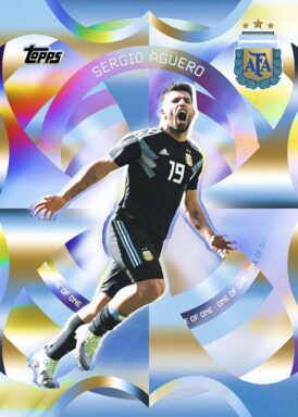 2024-25 TOPPS Argentina Official Team Set Soccer Cards - Metamorphosis Insert Sergio Agüero