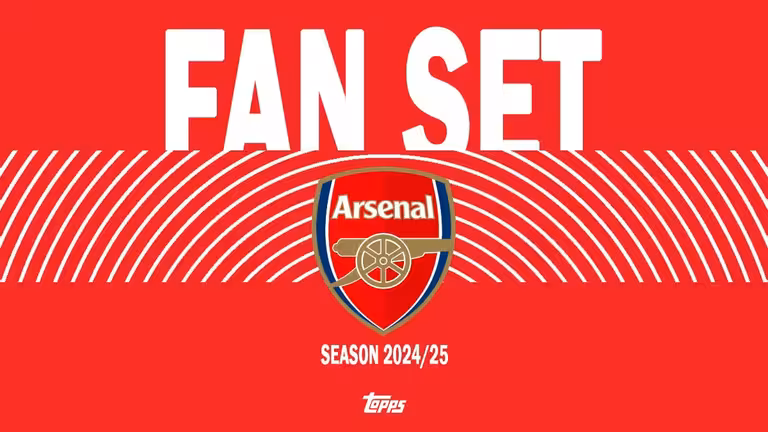 2024-25 TOPPS Arsenal FC Official Fan Set Soccer Cards - Header