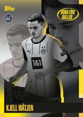 2024-25 TOPPS Borussia Dortmund Official Team Set Soccer Cards - Base Card Bona Fide Baller Kjell Wätjen