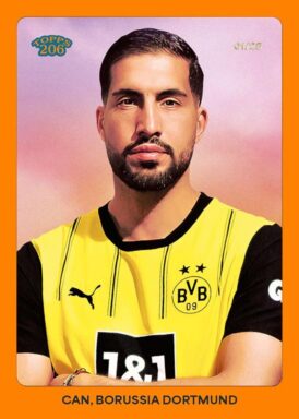 2024-25 TOPPS Borussia Dortmund Official Team Set Soccer Cards - Base Card Topps 206 Emre Can