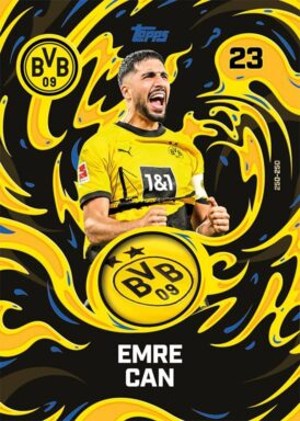 2024-25 TOPPS Borussia Dortmund Official Team Set Soccer Cards - BVB Passion Relic Emre Can