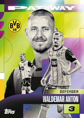 2024-25 TOPPS Borussia Dortmund Official Team Set Soccer Cards - Pathway Insert Waldemar Anton