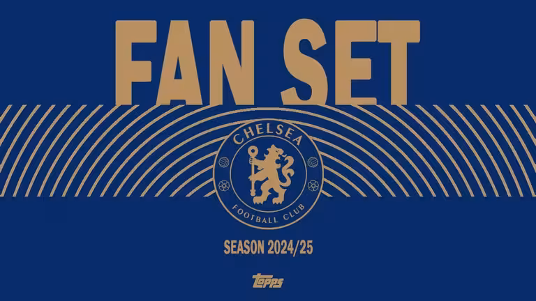 2024-25 TOPPS Chelsea FC Official Fan Set Soccer Cards - Header
