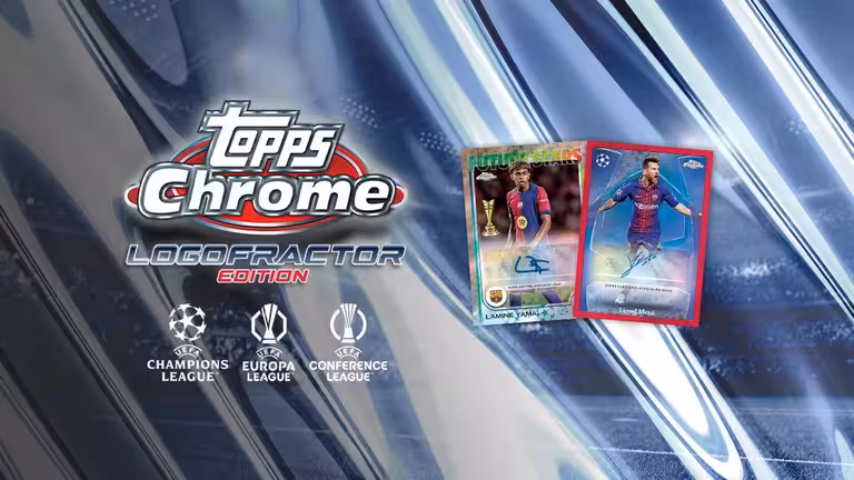 2024-25 TOPPS Chrome Logofractor Edition UEFA Club Competitions Soccer Cards - Header