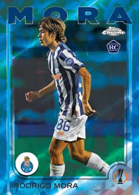 2024-25 TOPPS Chrome Sapphire Edition UEFA Club Competitions Soccer Cards - Base Card Rodrigo Mora