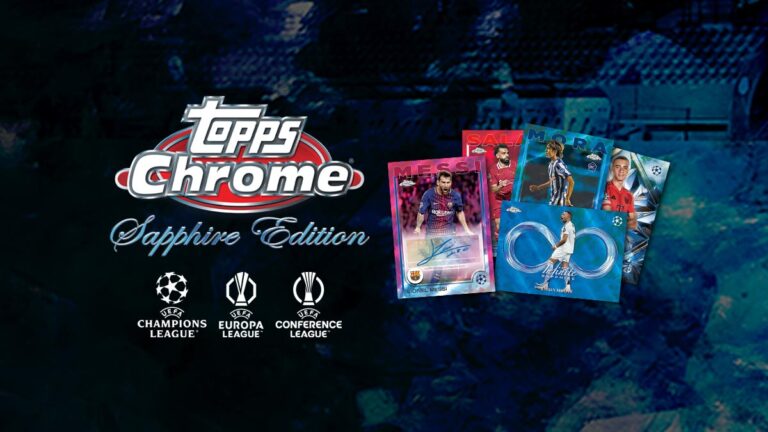 2024-25 TOPPS Chrome Sapphire Edition UEFA Club Competitions Soccer Cards - Header
