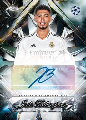 2024-25 TOPPS Chrome Sapphire Edition UEFA Club Competitions Soccer Cards - Sapphire Selections Autograph Jude Bellingham
