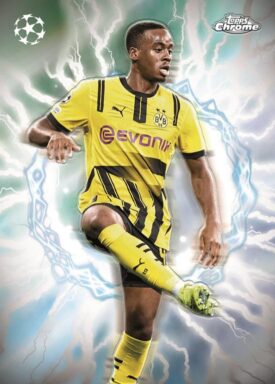 2024-25 TOPPS Chrome UEFA Club Competitions Soccer Cards - Circle of Power Insert Card Jamie Gittens